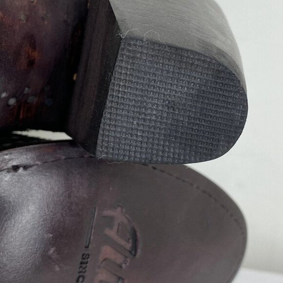 Allens Women’s Kyra Olive Exotic High Heel Ankle Boots – Size 6B – Almond Toe - Picture 2 of 11